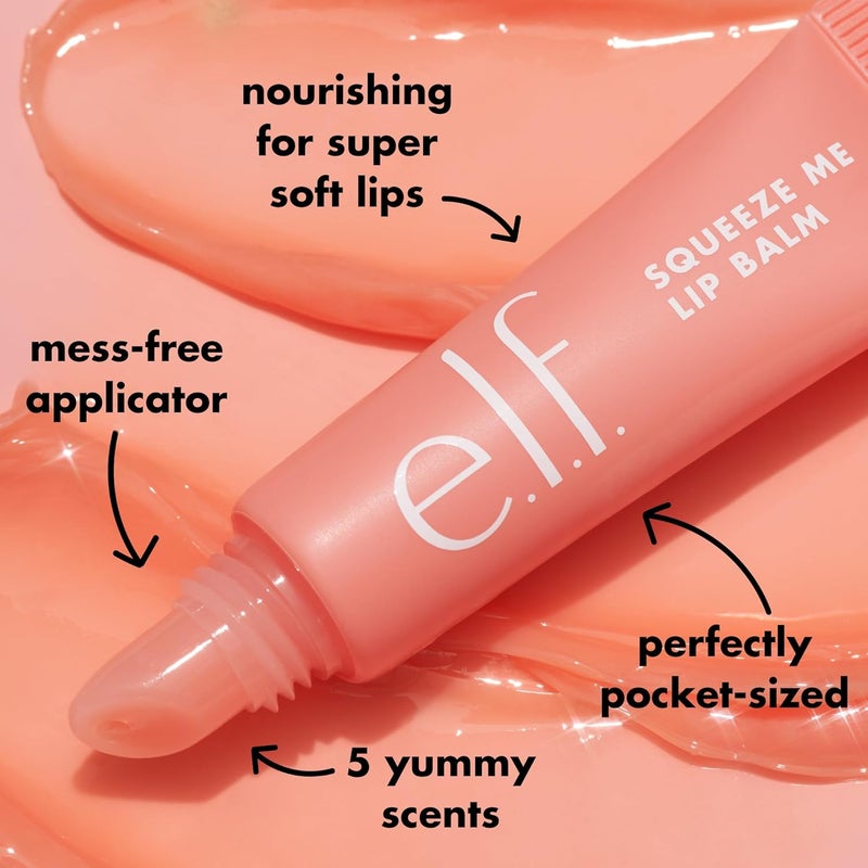elf e.l.f. Squeeze Me Lip Balm, Moisturizing Lip Balm for A Sheer Tint of Color, Infused with Hyaluronic Acid, Vegan & Cruelty-Free - Image 4